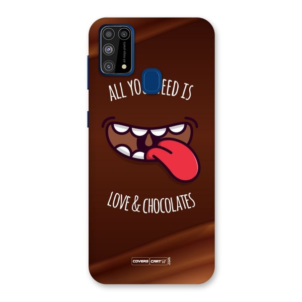 Love and Chocolates Back Case for Galaxy M31