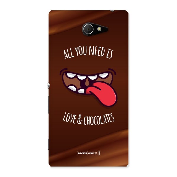 Love and Chocolates Back Case for Sony Xperia M2