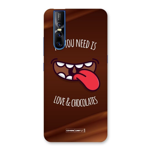 Love and Chocolates Back Case for Vivo V15 Pro