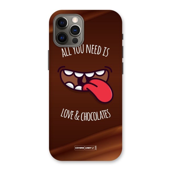 Love and Chocolates Back Case for iPhone 12 Pro