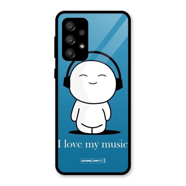 Love for Music Glass Back Case for Galaxy A32