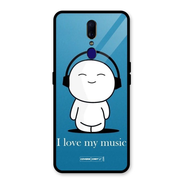 Love for Music Glass Back Case for Oppo F11