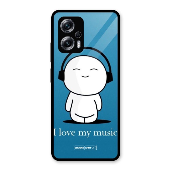 Love for Music Glass Back Case for Redmi K50i