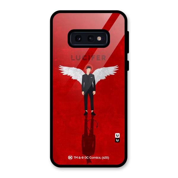 Lucifer Archangel Shadow Glass Back Case for Galaxy S10e