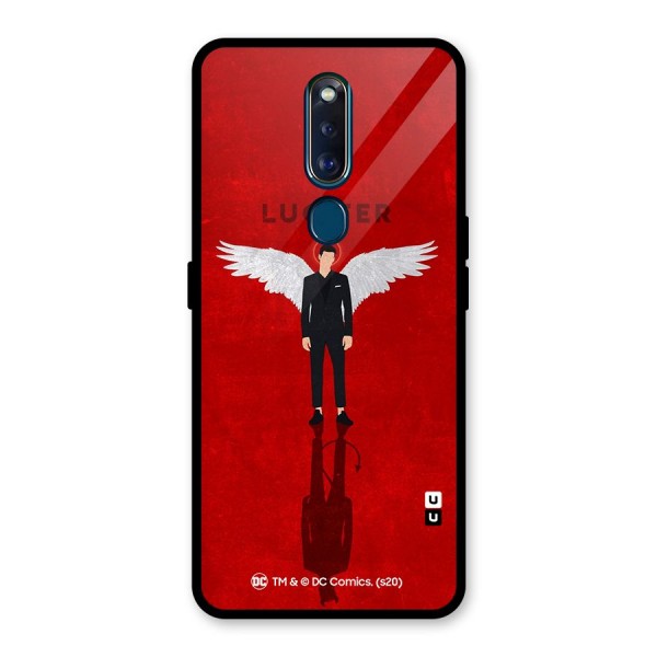 Lucifer Archangel Shadow Glass Back Case for Oppo F11 Pro