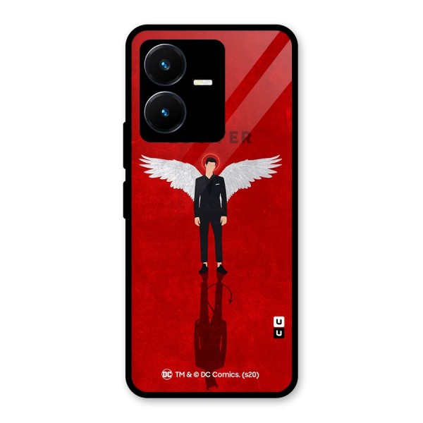 Lucifer Archangel Shadow Glass Back Case for Vivo Y22