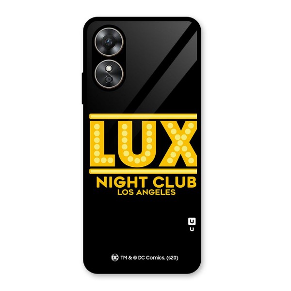 Lucifer Club Los Angeles Glass Back Case for Oppo A17