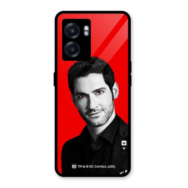 Lucifer Devil Smile Glass Back Case for Oppo K10 (5G)