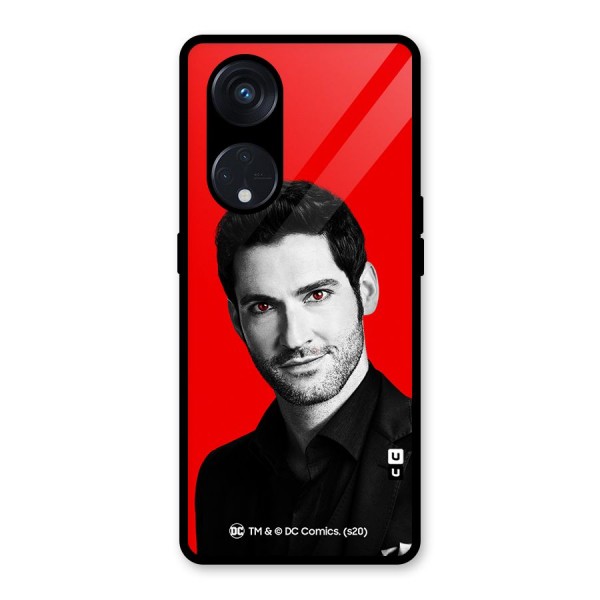 Lucifer Devil Smile Glass Back Case for Reno8 T 5G