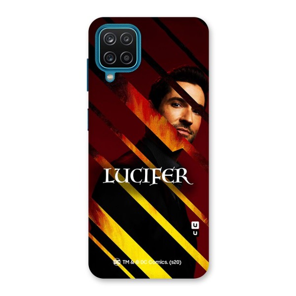 Lucifer Hell Stripes Back Case for Galaxy M12