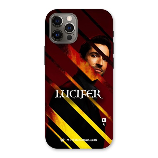 Lucifer Hell Stripes Back Case for iPhone 12 Pro