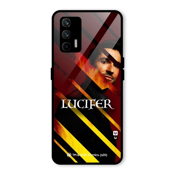 Lucifer Hell Stripes Glass Back Case for Realme X7 Max