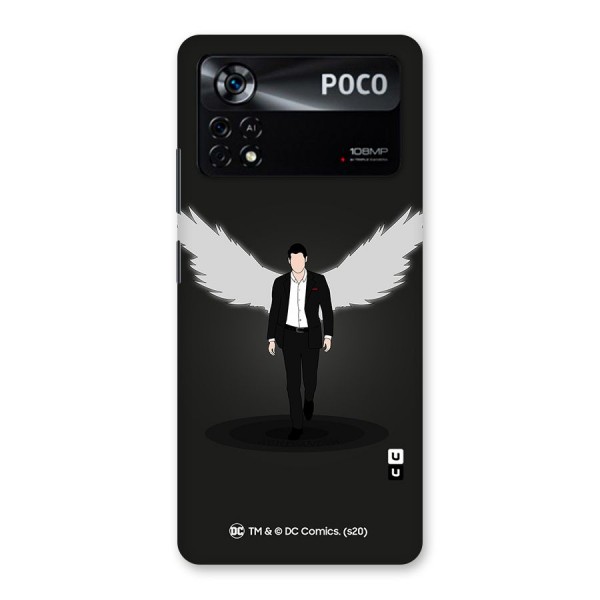 Lucifer Minimalistic Archangel Art Back Case for Poco X4 Pro 5G