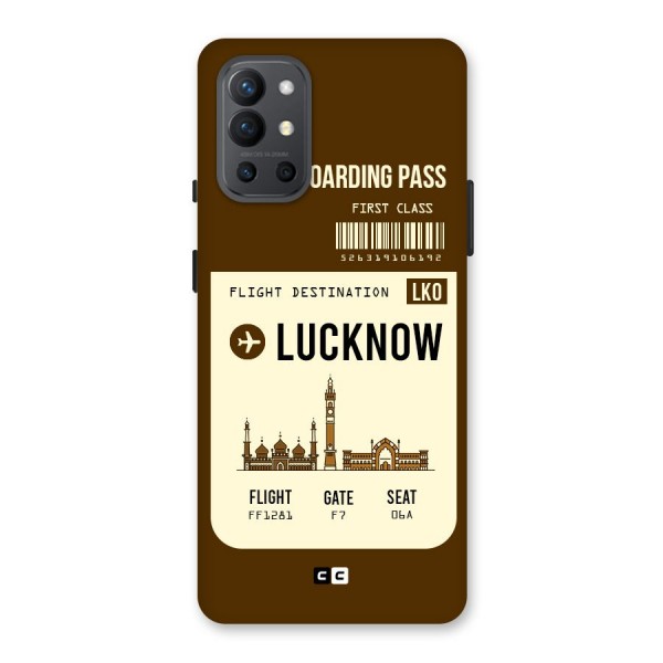 Lucknow Boarding Pass Back Case for OnePlus 9R