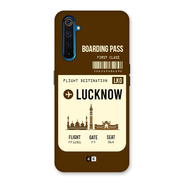 Lucknow Boarding Pass Back Case for Realme 6 Pro