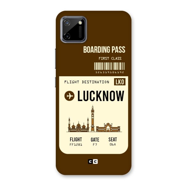 Lucknow Boarding Pass Back Case for Realme C11