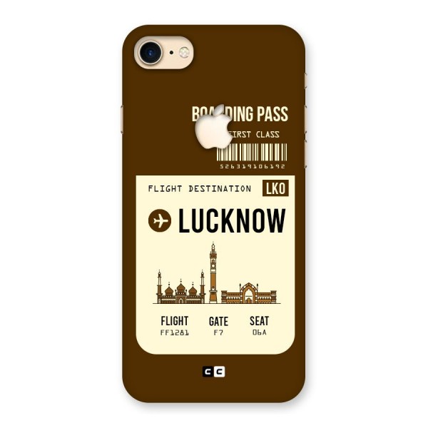 Lucknow Boarding Pass Back Case for iPhone 7 Apple Cut