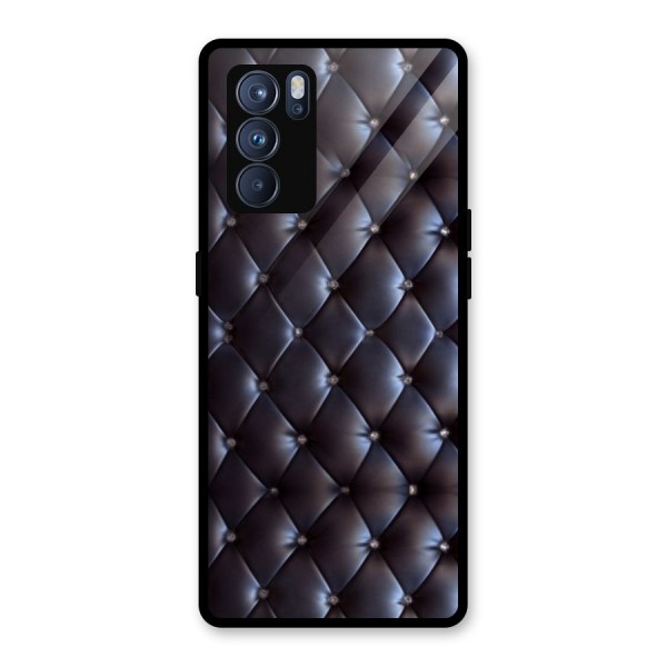 Luxury Pattern Glass Back Case for Oppo Reno6 Pro 5G