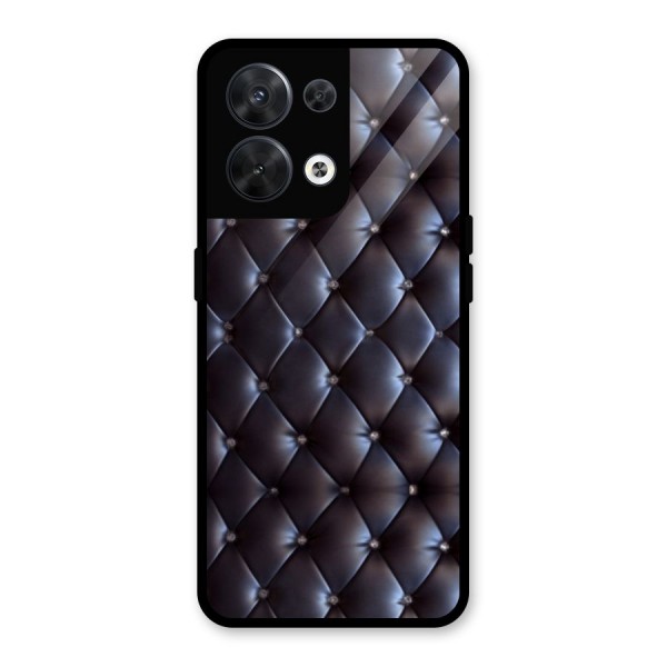 Luxury Pattern Glass Back Case for Oppo Reno8 5G