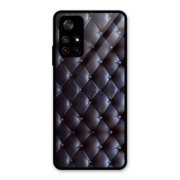 Luxury Pattern Glass Back Case for Poco M4 Pro 5G