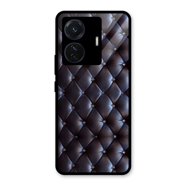 Luxury Pattern Glass Back Case for Vivo T1 Pro