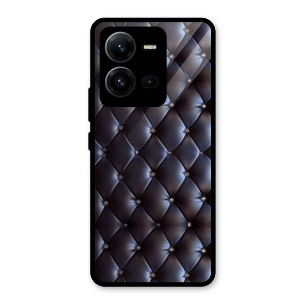 Luxury Pattern Glass Back Case for Vivo V25