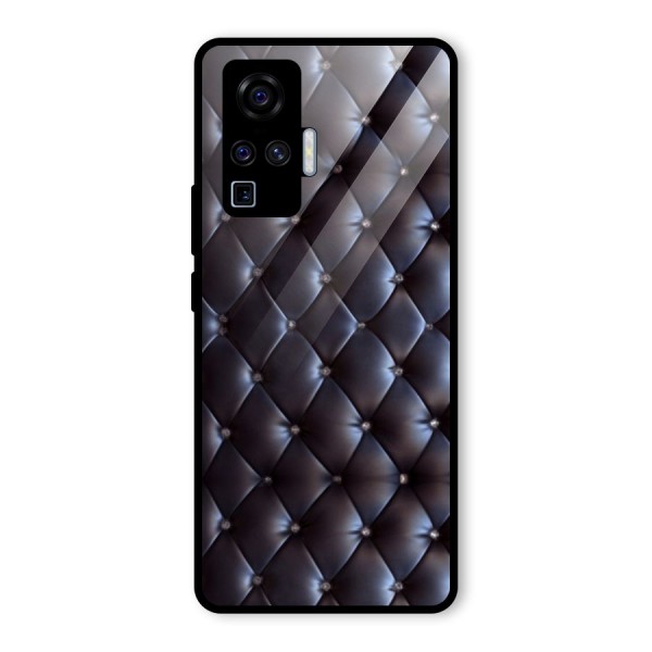 Luxury Pattern Glass Back Case for Vivo X50 Pro