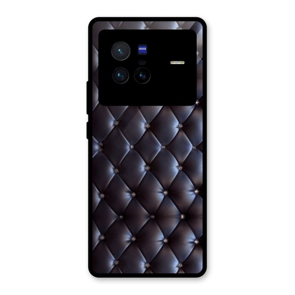 Luxury Pattern Glass Back Case for Vivo X80