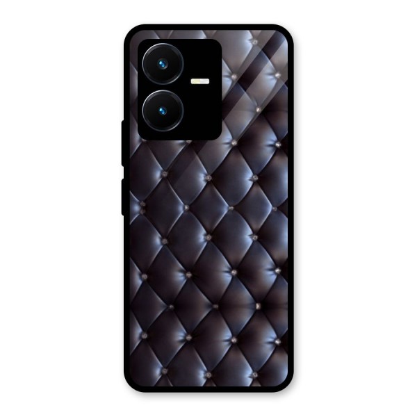 Luxury Pattern Glass Back Case for Vivo Y22