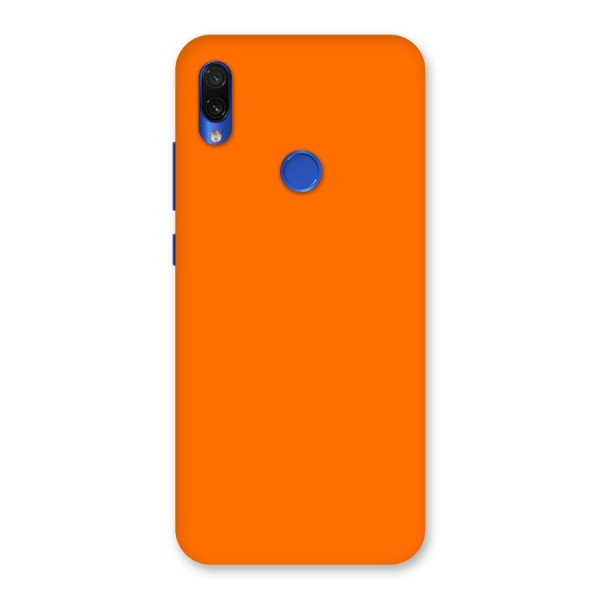Mac Orange Back Case for Redmi Note 7S