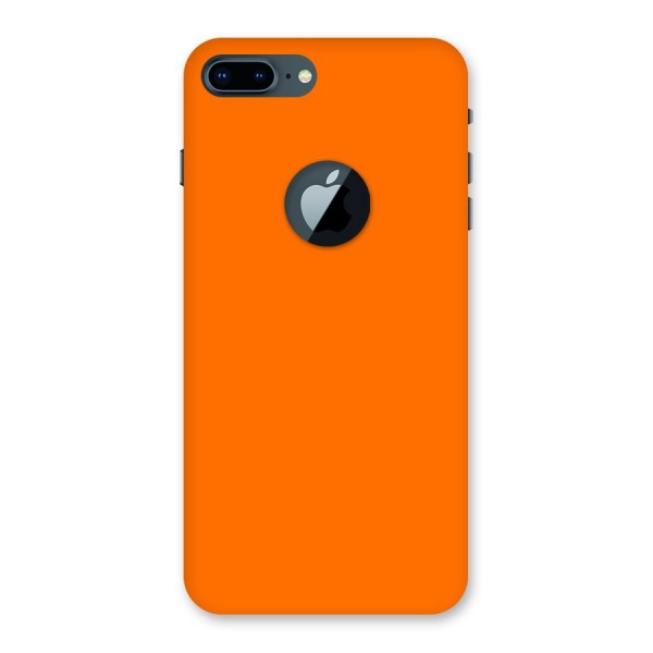 Mac Orange Back Case for iPhone 7 Plus Logo Cut