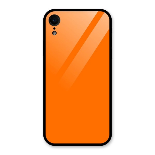 Mac Orange Glass Back Case for XR