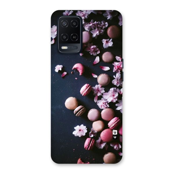 Macaroons And Cheery Blossoms Back Case for Oppo A54