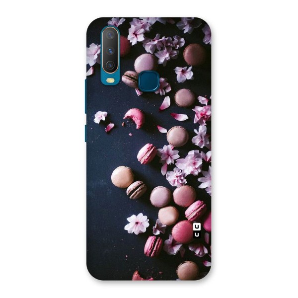 Macaroons And Cheery Blossoms Back Case for Vivo Y12