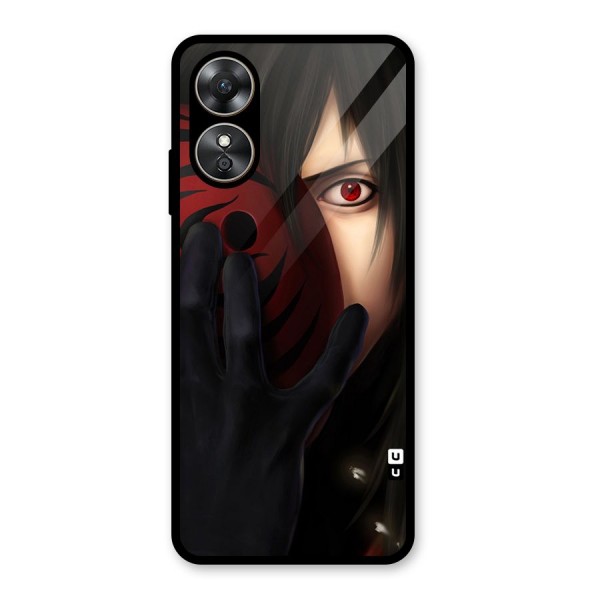 Madara Sharingan Glass Back Case for Oppo A17