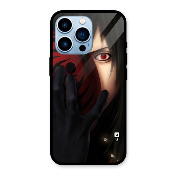 Madara Sharingan Glass Back Case for iPhone 13 Pro