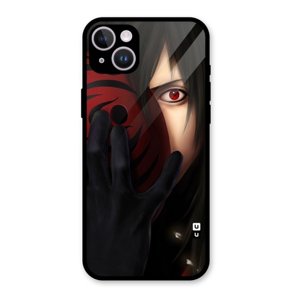 Madara Sharingan Glass Back Case for iPhone 14 Plus