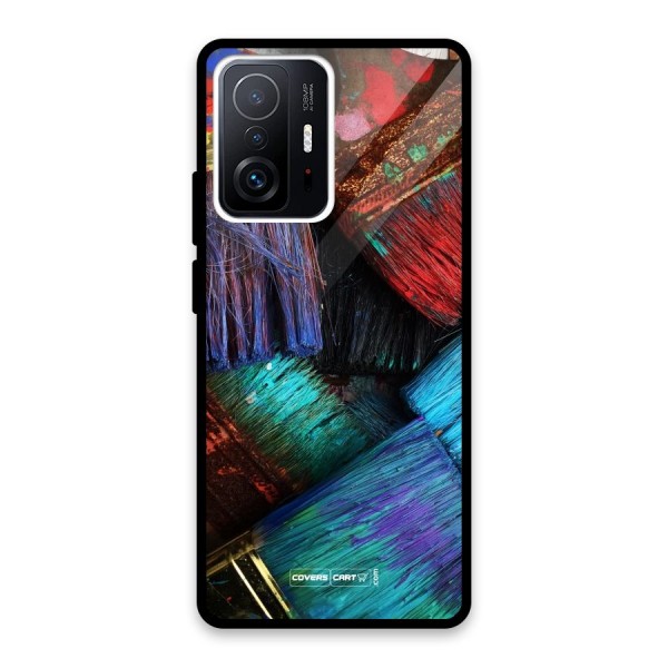 Magic Brushes Glass Back Case for Xiaomi 11T Pro