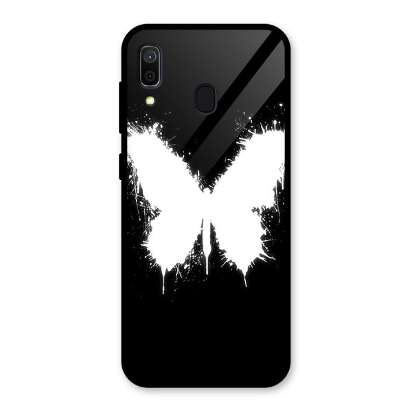 Magic Butterfly Glass Back Case for Galaxy A30