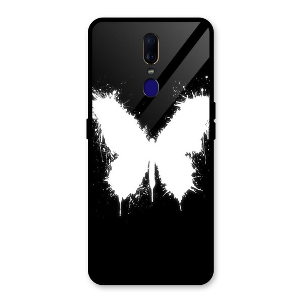 Magic Butterfly Glass Back Case for Oppo F11