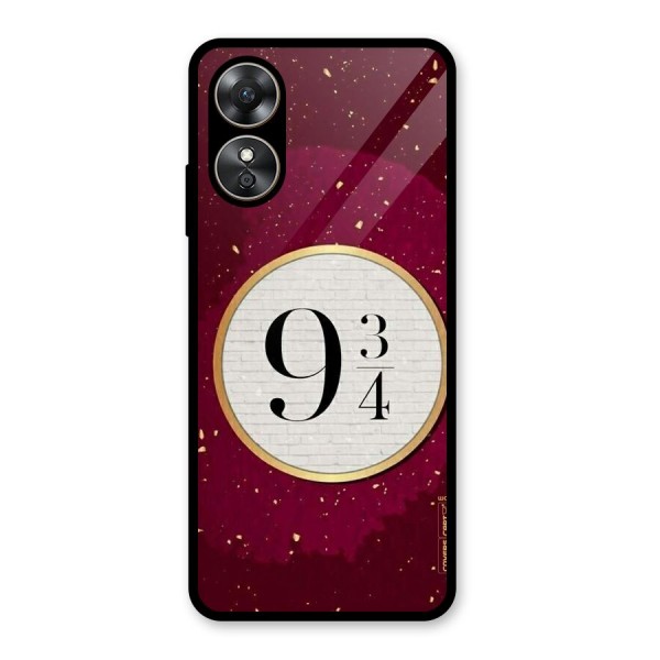 Magic Number Glass Back Case for Oppo A17