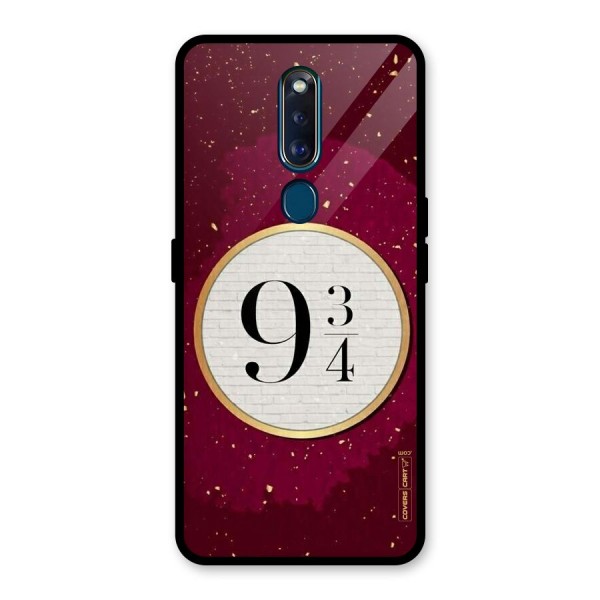 Magic Number Glass Back Case for Oppo F11 Pro