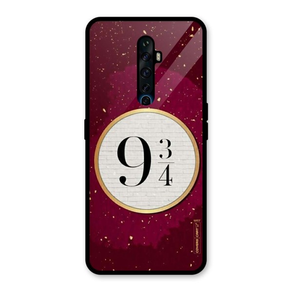 Magic Number Glass Back Case for Oppo Reno2 Z