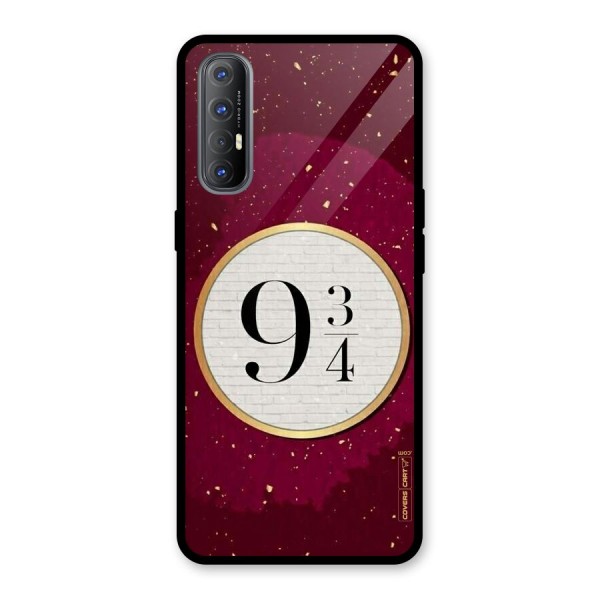 Magic Number Glass Back Case for Oppo Reno3 Pro