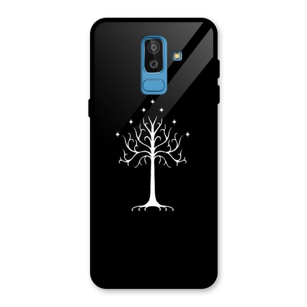 Magic Tree Glass Back Case for Galaxy J8