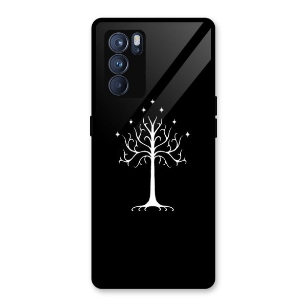 Magic Tree Glass Back Case for Oppo Reno6 Pro 5G