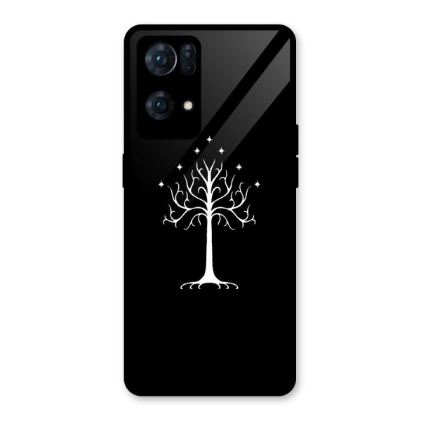 Magic Tree Glass Back Case for Oppo Reno7 Pro 5G