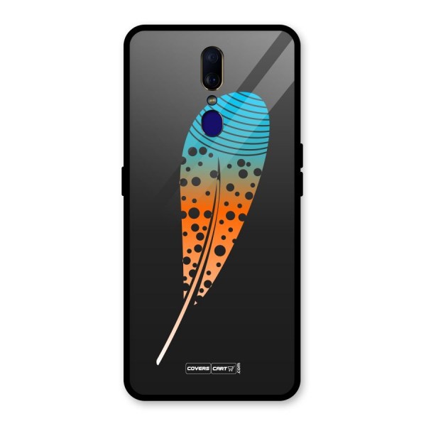 Magical Feather Glass Back Case for Oppo F11