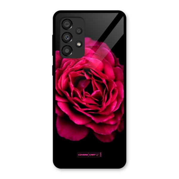 Magical Rose Glass Back Case for Galaxy A33 5G