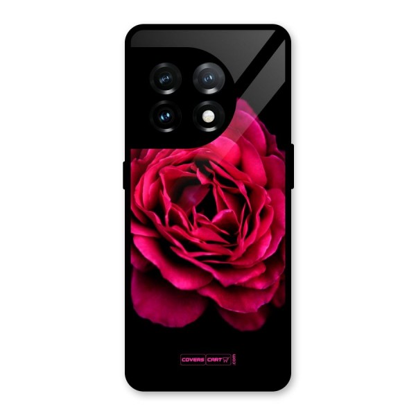 Magical Rose Glass Back Case for OnePlus 11